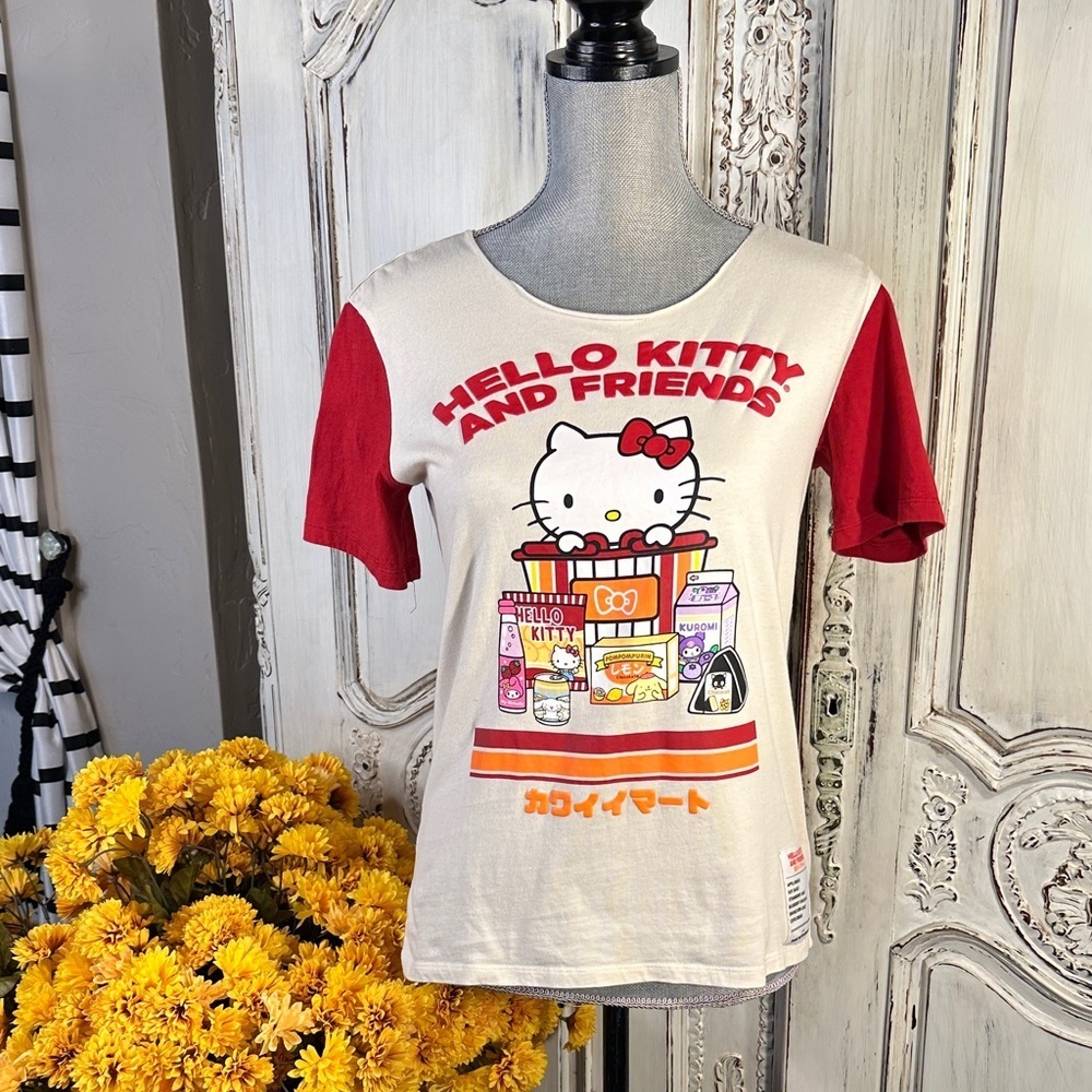 Hello Kitty and Friends Kids T-Shirt - Red and Cream
